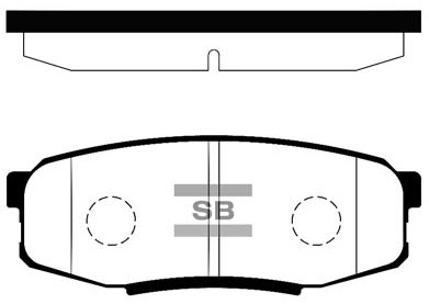 Колодки гальмівні дискові TOYOTA LAND CRUISER PRADO (_J15_) 4.0 2009.07- HI-Q (SP1382) HI-Q фото 2