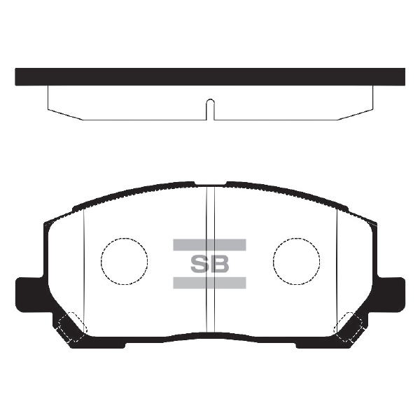 Колодки гальмівні дискові LEXUS RX (MCU15) 3.0 1998.01-2003.05 HI-Q (SP1384) HI-Q фото 2