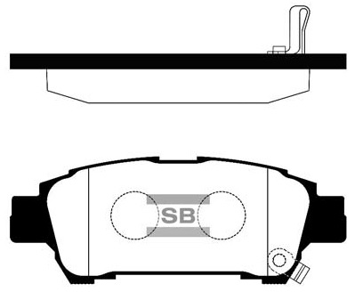 Колодки гальмівні дискові TOYOTA PREVIA II (_R3_) 2.0 2000.02-2006.02 HI-Q (SP1423) HI-Q фото 2