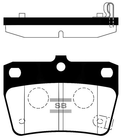 Колодки гальмівні дискові TOYOTA RAV 4 II (_A2_) 2.0 2000.05-2005.11 HI-Q (SP1457) HI-Q фото 2
