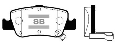 Колодки гальмівні дискові TOYOTA AURIS (_E15_) 1.6 2006.10-2012.09 HI-Q (SP1501) HI-Q фото 2