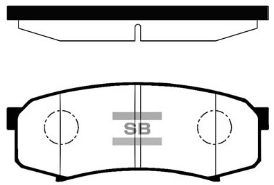 Колодки гальмівні дискові TOYOTA LAND CRUISER PRADO (_J15_) 2.8 2009.07- HI-Q (SP2040) HI-Q фото 2