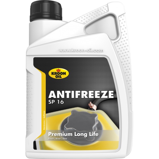 Антифриз ANTIFREEZE SP 16 1л КОНЦЕНТРАТ ЖОВТИЙ ANTIFREEZE SP 16 12X1L KROON OIL (32983) Kroon Oil фото 2