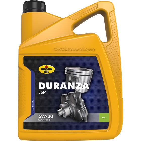 Олива моторна DURANZA LSP 5W-30 4л СИНТ DURANZA LSP 5W-30 4*4L (ACEA A5/B5, FORD WSSM2C913-C) KROON OIL (35685) Kroon Oil фото 2