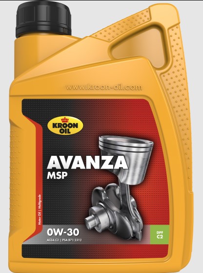 Олива моторна Avanza MSP 0W-30 1л AVANZA MSP 0W-30 1 LT/PSA B71 2312; ACEA C2 KROON OIL (35941) Kroon Oil фото 2