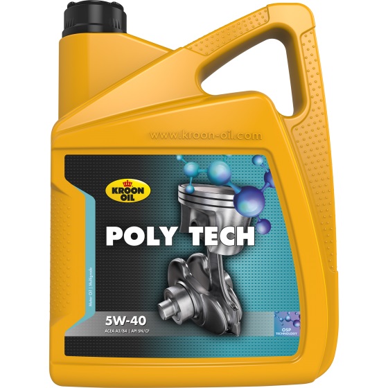 Масло мот синт POLY TECH 5W-40 4X5L KROON OIL (36140) Kroon Oil фото 2