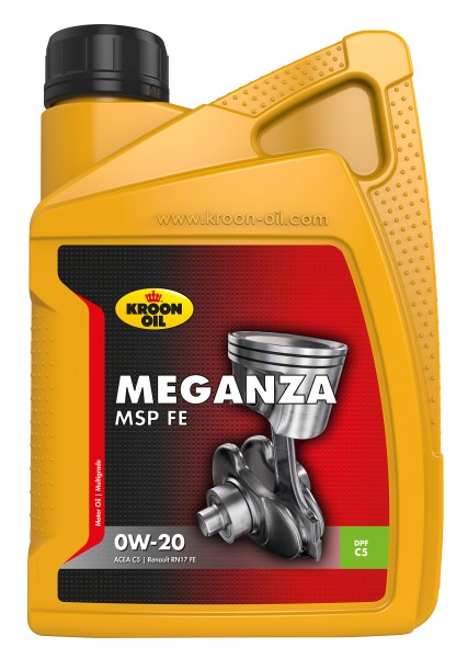 Олива моторна Meganza MSP FE 0W-20 1л 1L MEGANZA MSP FE 0W-20 KROON OIL (36786) Kroon Oil фото 2