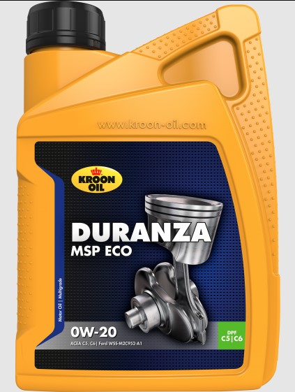 Олива моторна DURANZA MSP ECO 0W-20 1л DURANZA MSP ECO 0W-20 1L KROON OIL (37125) Kroon Oil фото 2
