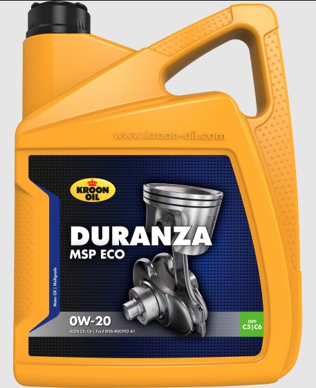 Олива моторна DURANZA MSP ECO 0W-20 5л DURANZA MSP ECO 0W-20 5L KROON OIL (37126) Kroon Oil фото 2