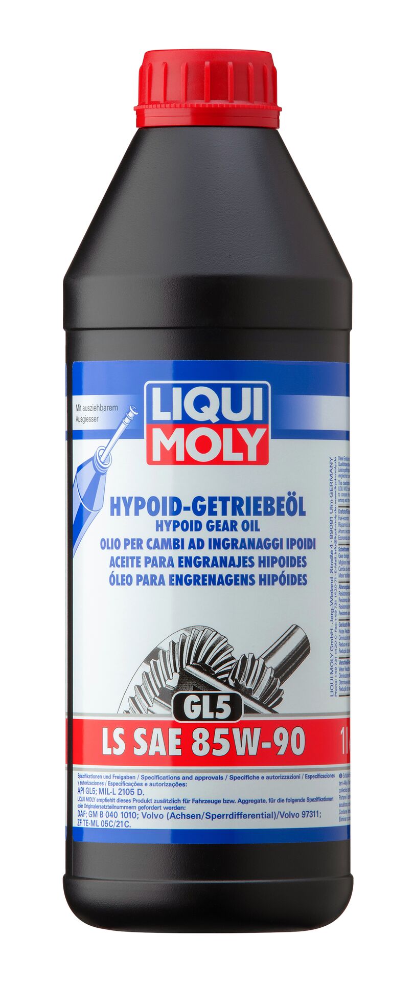 ОЛИВА ТРАНСМIСIЙНА HYPOID-GETRIEBEOIL GL5 85W-90 LS 1Л LIQUI MOLY (1410) Liqui Moly фото 2