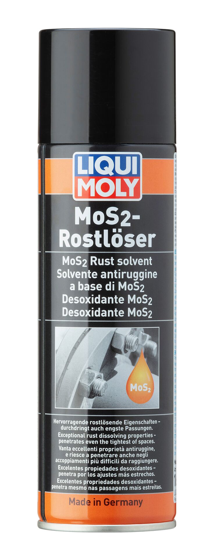 Розчинник iржі з дисульфідом молібдену MOS2-ROSTLOSER 0,3Л LIQUI MOLY (1614) Liqui Moly фото 2