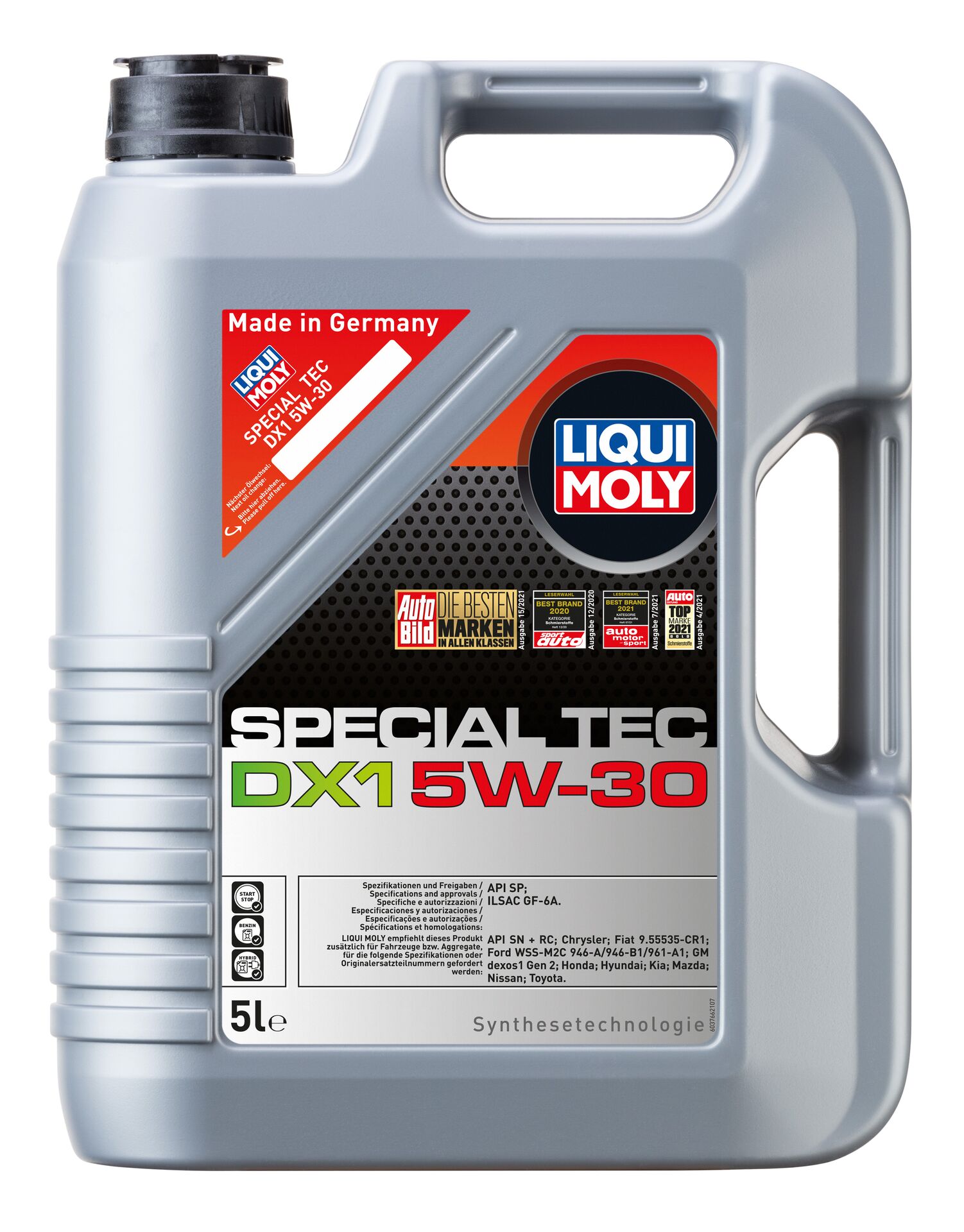 Олива моторна Special Tec DX1 5W-30 5л LIQUI MOLY (20969) Liqui Moly фото 2
