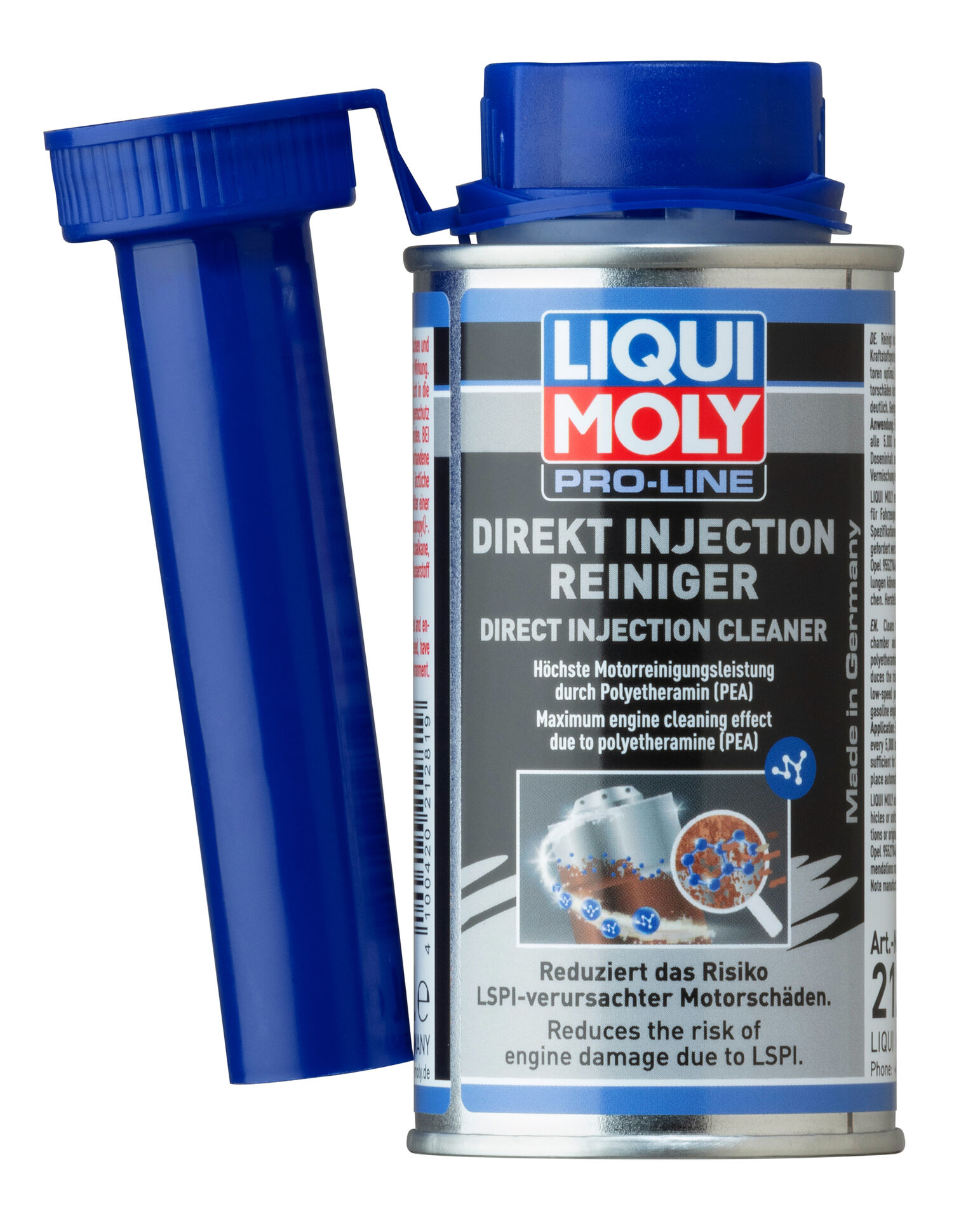 ОЧИСНИК СИСТЕМ БЕЗПОСЕРЕДНЬОГО УПОРСКУВАННЯ ПАЛИВА PRO-LINE DIREKT INJECTION REINIGER 0,12Л LIQUI MOLY (21281) Liqui Moly фото 2