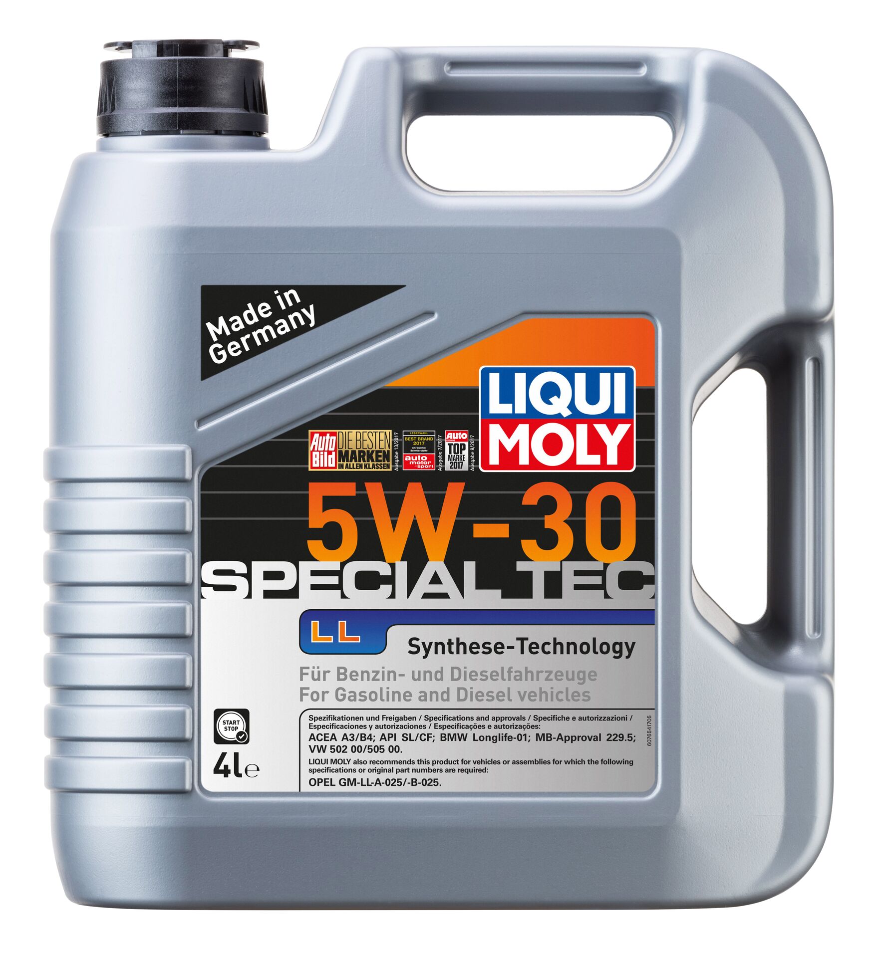 Олива моторна Special Tec LL 5W-30 4л LIQUI MOLY (2339) Liqui Moly фото 2