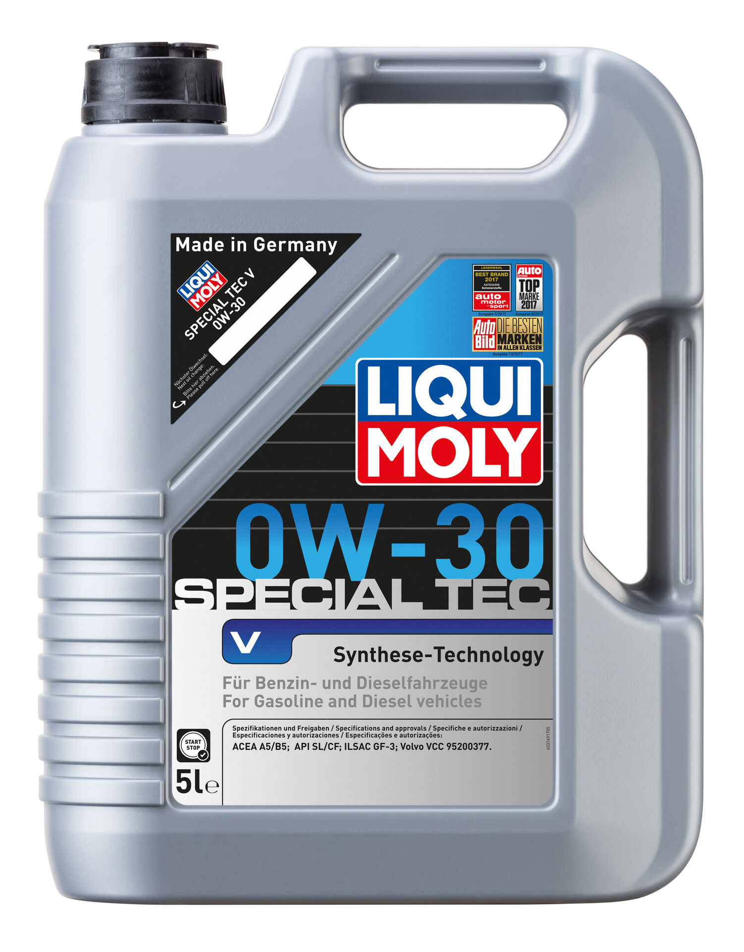 Олива моторна Special Tec V 0W-30 5л LIQUI MOLY (2853) Liqui Moly фото 2