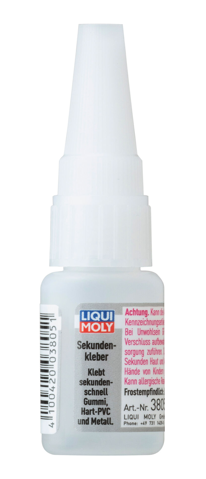 МИТТЄВИЙ КЛЕЙ SEKUNDEN-KLEBER 0,01Л LIQUI MOLY (3805) Liqui Moly фото 2