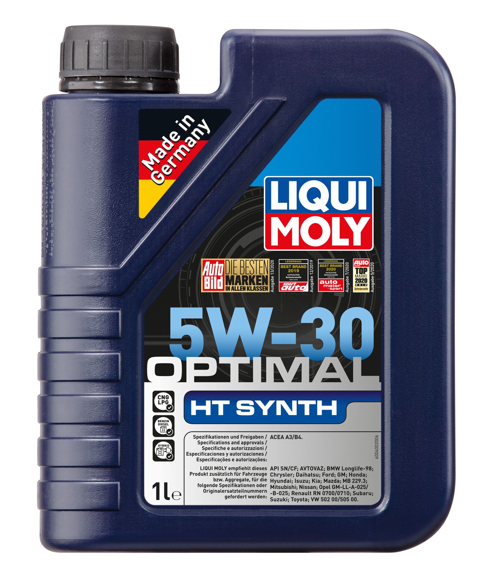 Олива моторна OPTIMAL SYNTH 5W-30 1Л LIQUI MOLY (39000) Liqui Moly фото 2