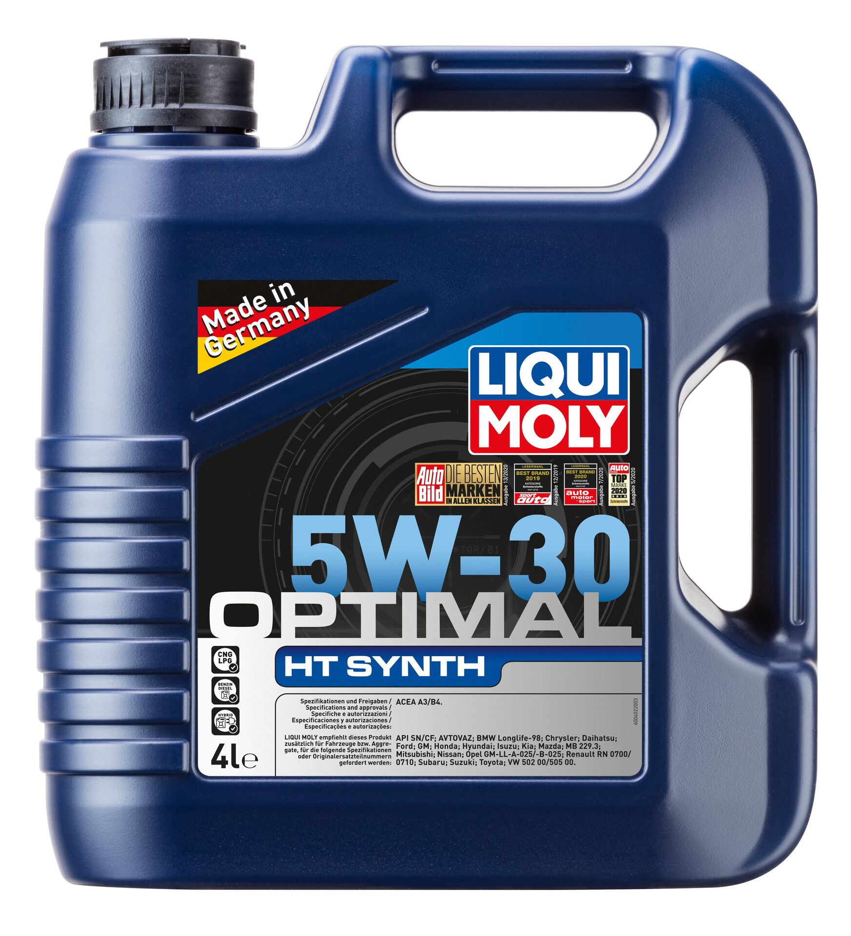 Олива моторна OPTIMAL SYNTH 5W-30 4Л LIQUI MOLY (39001) Liqui Moly фото 2