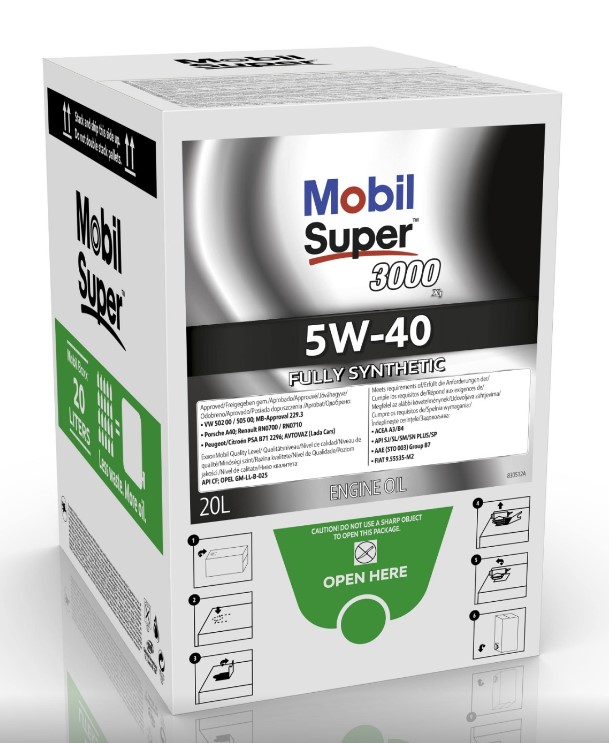 Олива моторна SUPER 3000 5W40 20л SUPER 3000 5W40 20Л MOBIL (5W40 3000 20L) Mobil фото 2