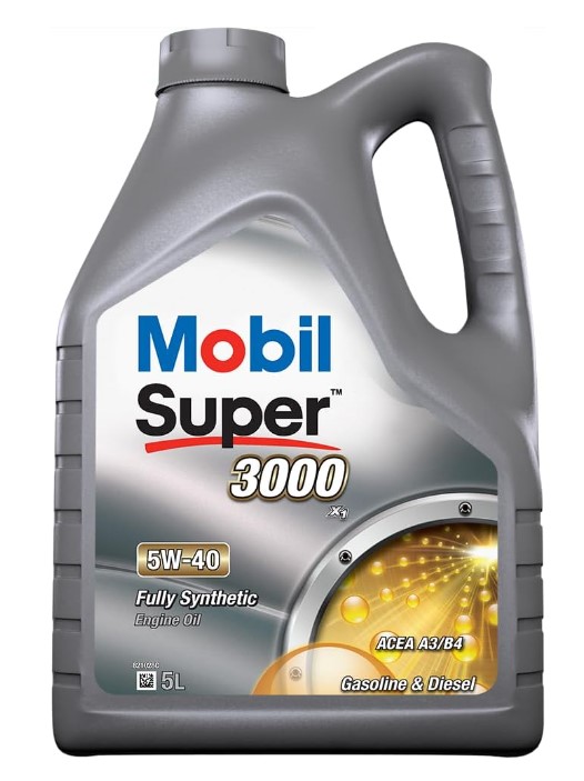 Олива моторна SUPER 3000 5W40 5л SUPER 3000 5W40 5Л MOBIL (5W40 3000 5L) Mobil фото 2