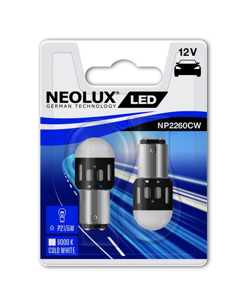 Автолампа світлодіодна P21/5W LED 12V 1.2W 6000K BAY15D / LED RETROFITS / ХОЛОДНЕ БІЛЕ С NEOLUX (NP2260CW-02B) Neolux фото 2