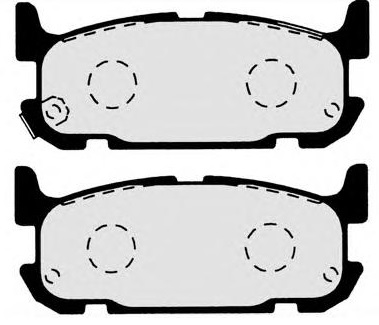 Колодки гальмівні дискові MAZDA MX-5 II 1998 - 2005 NIPPARTS (J3613015) Nipparts фото 2