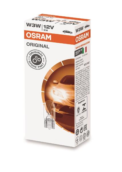 Автолампа 3W W3W 12V W2,1X9,5D/КРАТН. X10 OSRAM (2821) osram фото 2