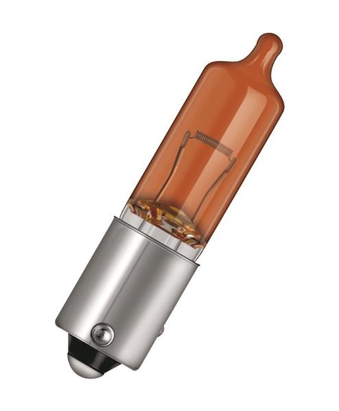 Автолампа 21W HY21W 12V 21W 2500K BAW9S/ПОМАРАНЧЕВА/КРАТН. Х10 OSRAM (64137L) osram фото 2