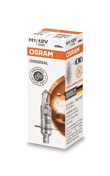 Автолампа галогенова 55W H1 12V 55W P14,5S/ORIGINAL LINE OSRAM (64150) osram фото 2