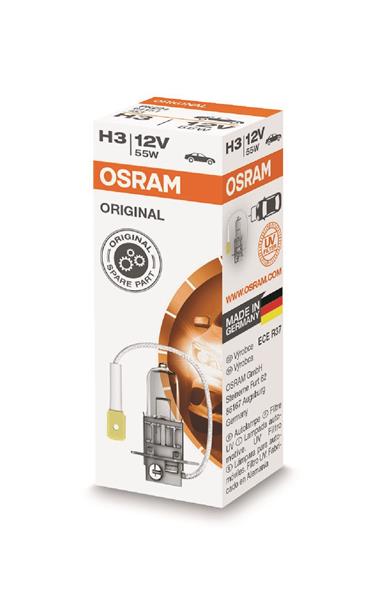 Автолампа галогенова 55W H3 12V 55W PK22S/ORIGINAL LINE OSRAM (64151) osram фото 2