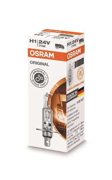 Автолампа галогенова 70W H1 24V 70W P14,5S OSRAM (64155) osram фото 2