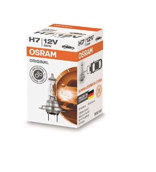 Автолампа галогенова 55W H7 12V 55W PX26D/ORIGINAL LINE OSRAM (64210) osram фото 2