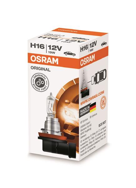 Автолампа галогенова 19W H16 12V 19W PGJ19-3 OSRAM (64219L) osram фото 2