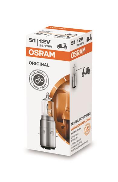 Автолампа галогенова 25/25W S1 12V 25/25W BA20D/ORIGINAL LINE OSRAM (64326) osram фото 2