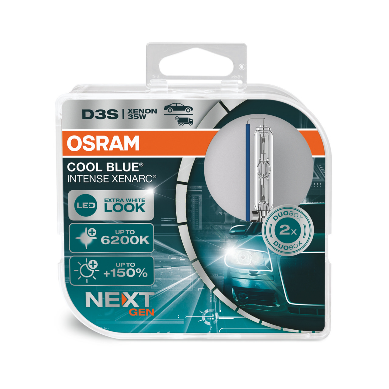 Автолампа ксенонова D3S 42V 35W 6200K PK32D-5 / COOL BLUE INTENSE NEXT GEN - НА 150% OSRAM (66340CBN-HCB) osram фото 2