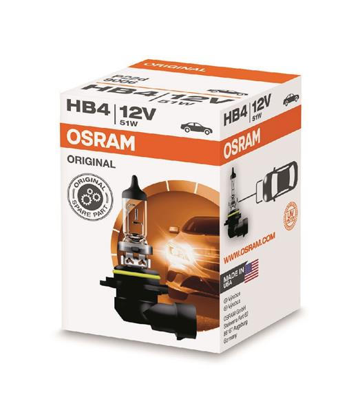 Автолампа галогенова 51W HB4 12V 51W P22D/ORIGINAL LINE OSRAM (9006) osram фото 2