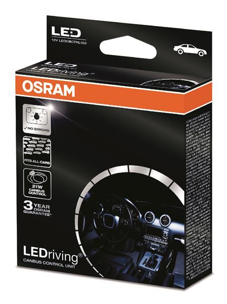 Опір (обманка шини CANBUS) для підключення LED ламп 12V - 21W / 2 OSRAM (LEDCBCTRL102) osram фото 2
