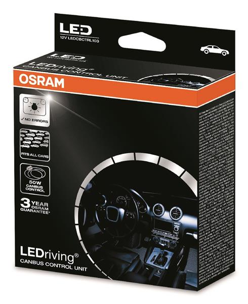 Опір (обманка шини CANBUS) для підключення LED ламп 12V - 50W / 2 OSRAM (LEDCBCTRL103) osram фото 2