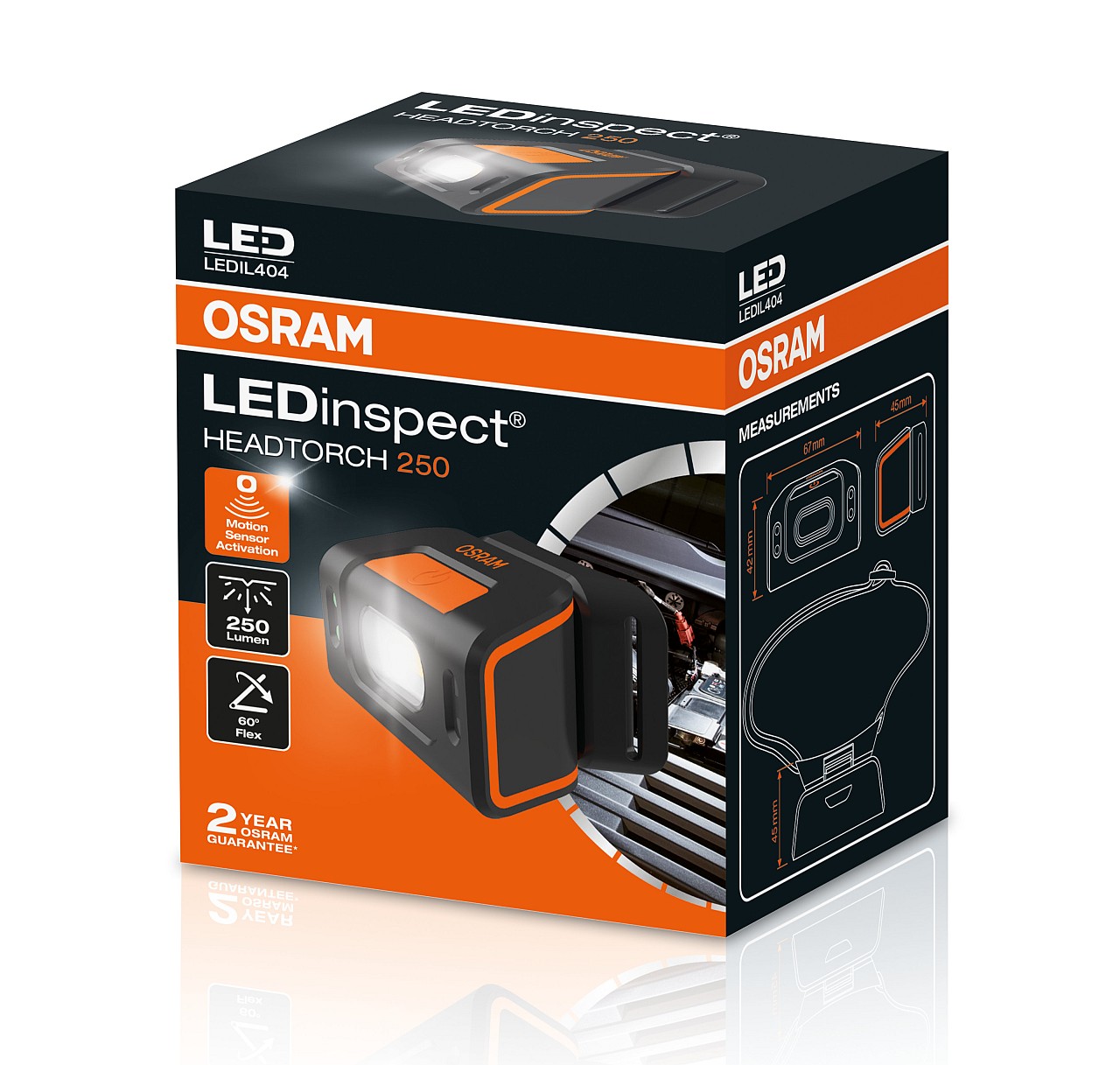 Ліхтар LEDINSPECT® HEADTORCH250 / 6000K 5.55W 250LM OSRAM (LEDIL404) osram фото 2