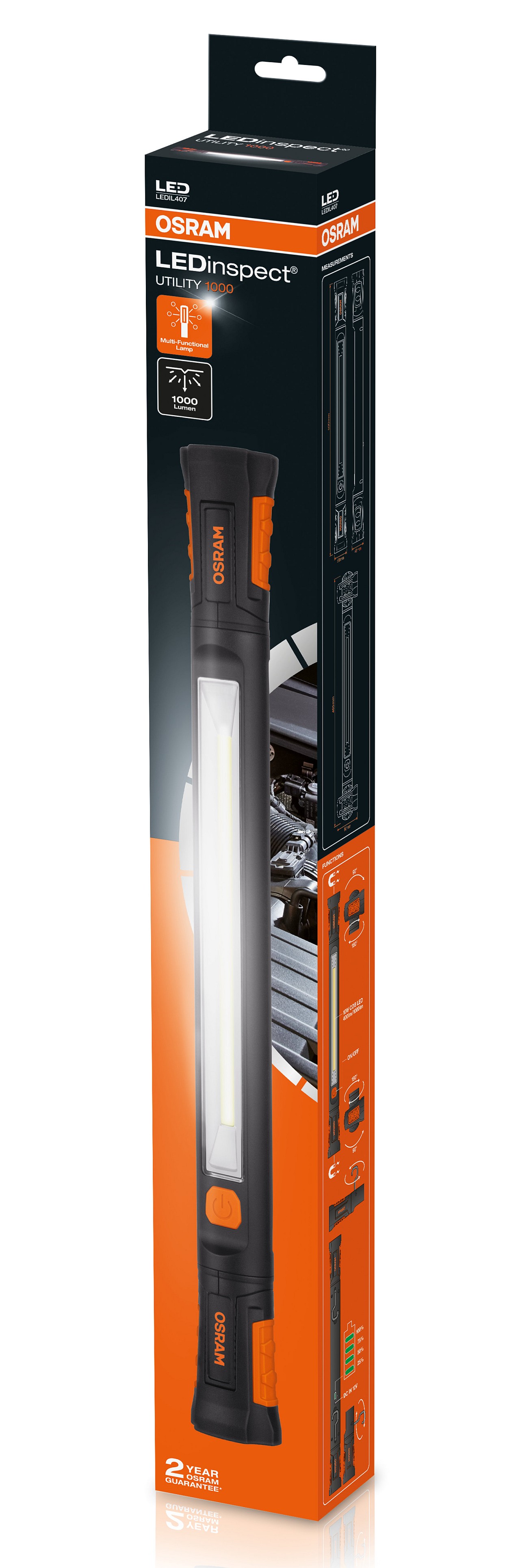 Ліхтар LEDINSPECT® UTILITY1000 / 6500K 19.24W 1000LM OSRAM (LEDIL407) osram фото 2