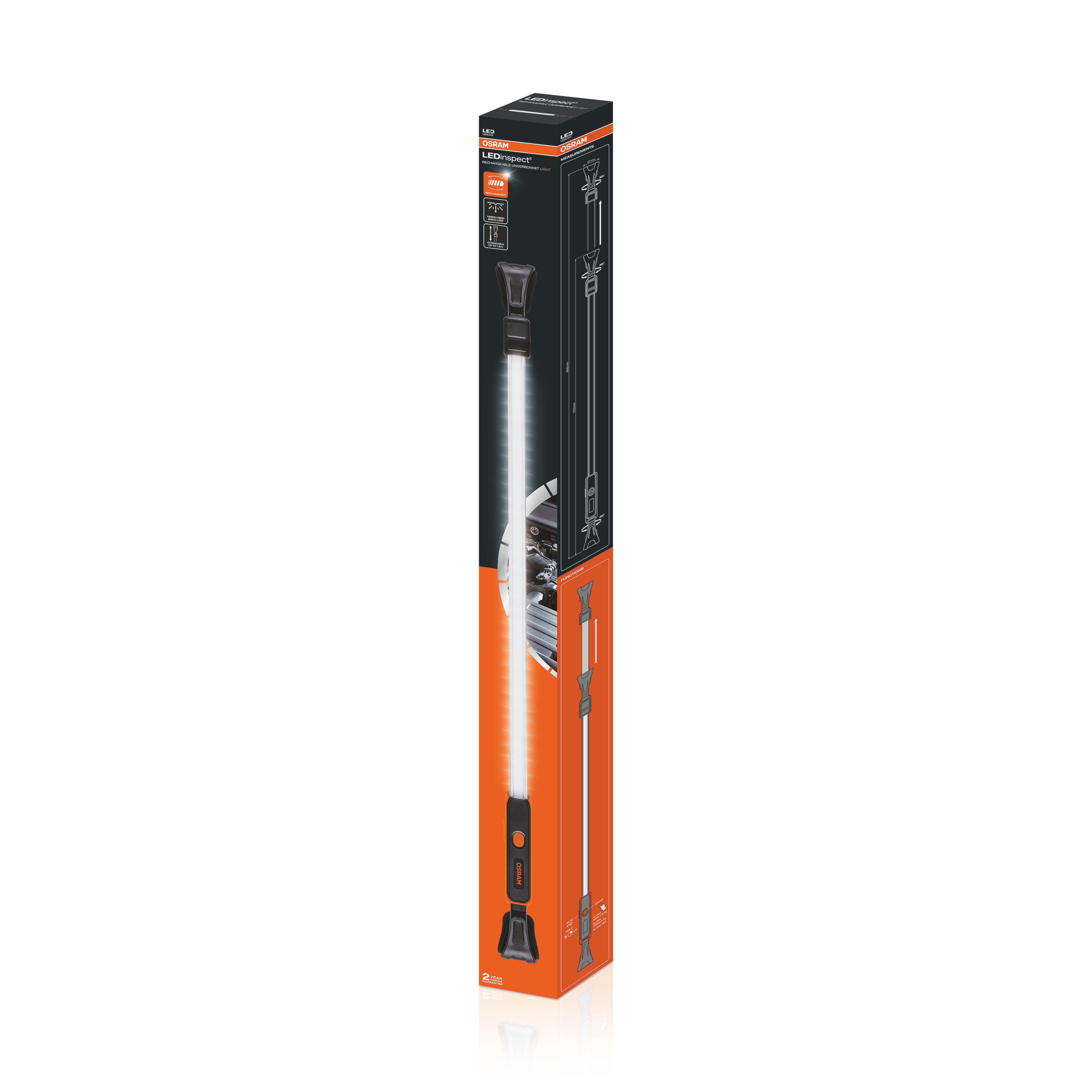 Ліхтар акумуляторний LEDINSPECT® RECHARGEABLE UNDERBONNET LIGHT / 3.7V / 16.28W / 6500 OSRAM (LEDIL415) osram фото 2