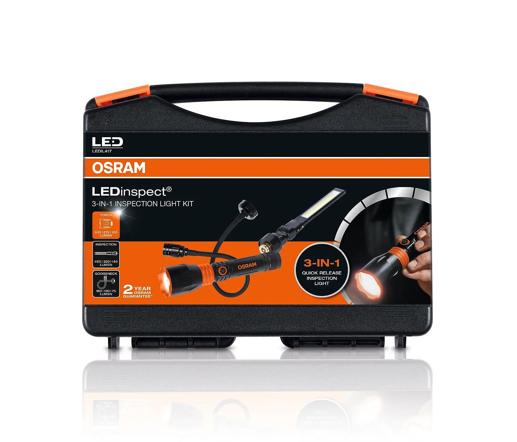 Ліхтар акумуляторний LEDINSPECT® 3-IN-1 INSPECTION LIGHT KIT / LED 5V 10W 6000К 160/45 OSRAM (LEDIL417) osram фото 2