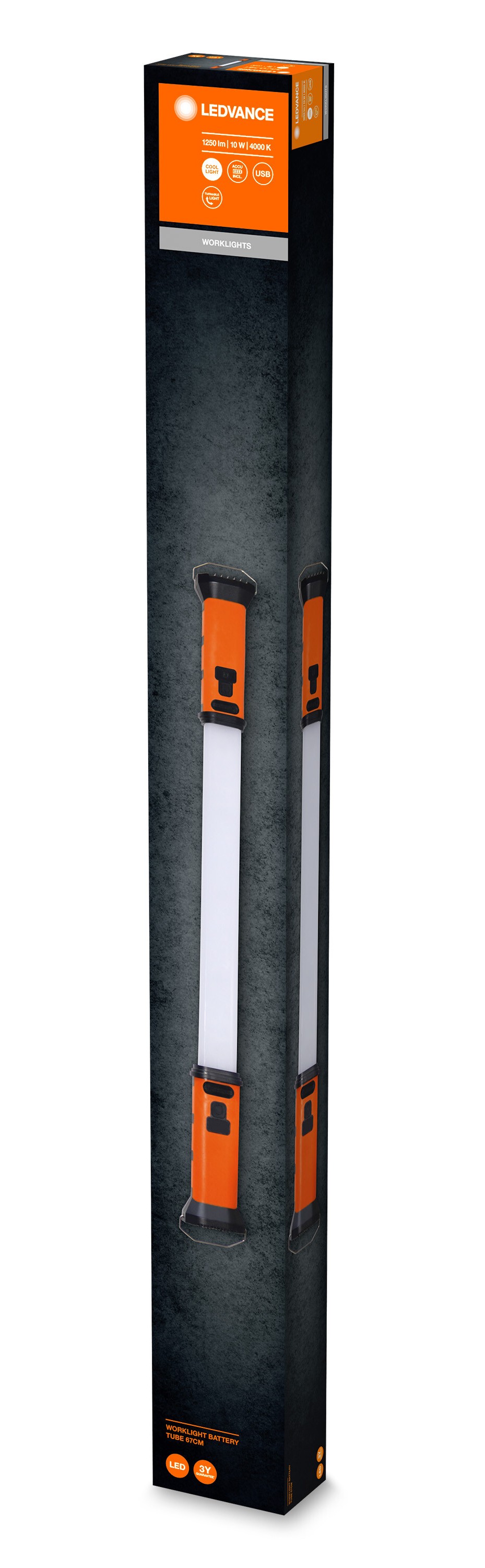 Ліхтар LED WORKLIGHT BATTERY TUBE 67 см / 10W/4000K 5 OSRAM (4058075576551) osram фото 2