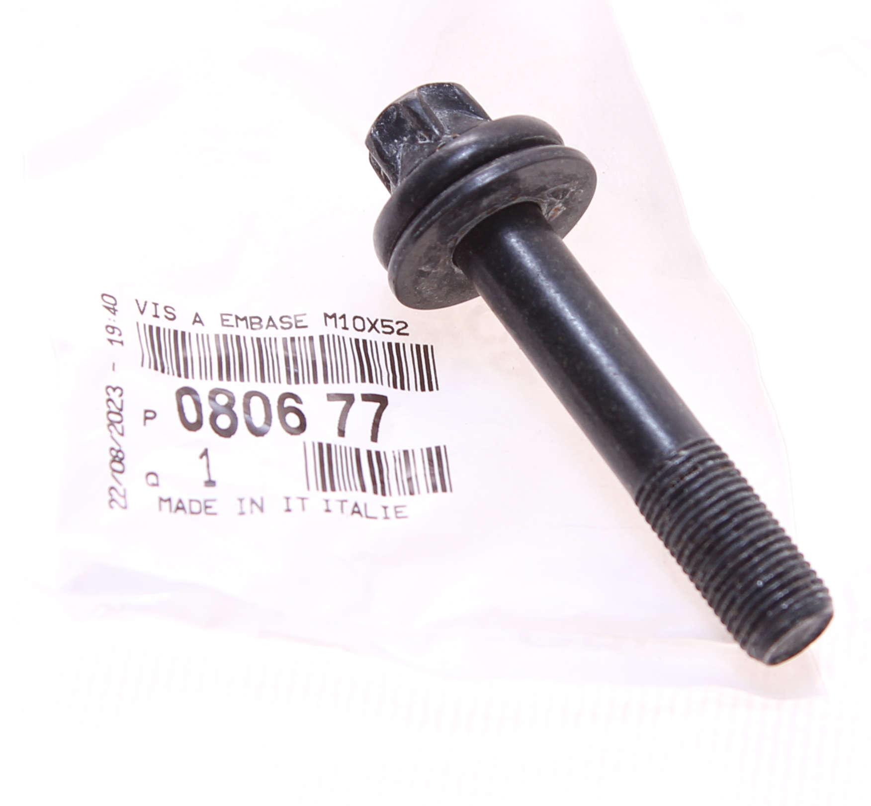 Болт з головкою системи TORX з чорного металу 7318159590 ГВИНТ M10X52 ЗІРОЧКИ ГРМ PSA (0806.77) PSA фото 2
