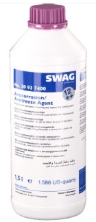 Концентрат охолоджувальний G12++ 37400/1.5L (SWAG) АНТИФРИЗ ЛІЛОВИЙ G12++ 12X1.5L (30937400) Swag фото 2