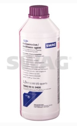 Концентрат охолоджувальний G12+ 19400/1.5L (SWAG) АНТИФРИЗ ЛІЛОВИЙ G12+ 12X1.5L (99919400) Swag фото 2