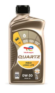 Олива моторна QUARTZ INEO LONG LIFE 0W-30 1 л QUARTZ INEO LONG LIFE 0W30 12X1L TOTAL (0W30 QI LL 1L) Total фото 2