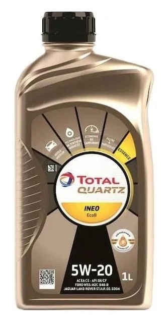 Олива моторна QUARTZ INEO ECOB 5W-20 1 л QUARTZ INEO ECOB 5W20 12X1L TOTAL (5W20 QI ECOB 1L) Total фото 2