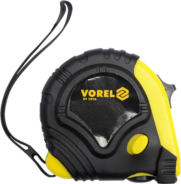 Рулетка вимірювальна З БОКОВИМ ФІКСАТОРОМ 5 М Х 19 ММ VOREL (10125) Vorel фото 2