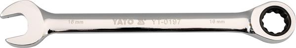 Ключ ріжково-накидний з тріскачкою 19 мм YATO (YT-0200) Yato фото 2
